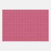 Classy laat bloemenkunstpatroon op donkerroze inpakpapier vel (Voorkant 3)