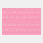 Classy laat bloemenkunstpatroon op heet roze inpakpapier vel (Voorkant 3)