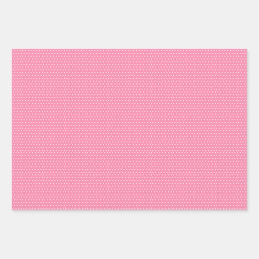 Classy laat bloemenkunstpatroon op heet roze inpakpapier vel (Voorkant 3)