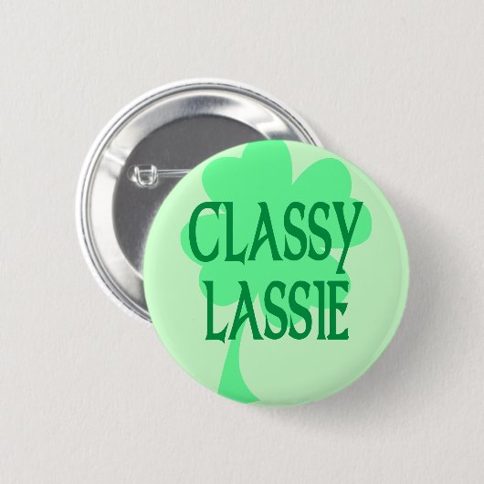 Classy Lassie Ronde Button 5,7 Cm (Voorkant /achterkant)