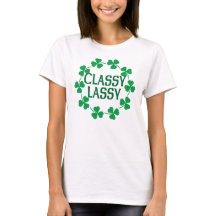 Classy Lassy Shamrocks T-shirt