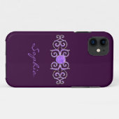 Classy Lavender Crystal Kijk I Phone 5 Hoesje (Achterkant (horizontaal))