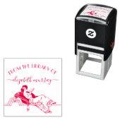 Classy  Leading Woman Custom Book Zelfinktende Stempel (In situ)