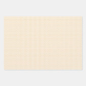 Classy Leaves Floral Art Pattern op okergeel Inpakpapier Vel (Voorkant 2)