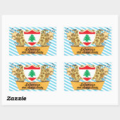 Classy Lebanese Rechthoekige Sticker (Vel)