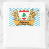 Classy Lebanese Rechthoekige Sticker (Tas)