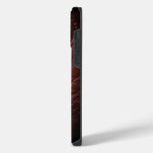 Classy lederen textuur iPhone hoesje (Linkerkant)