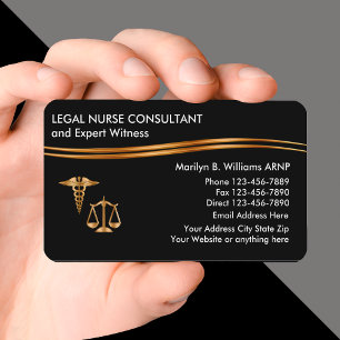 Classy Legal Nurse Practitioner Visitekaartje