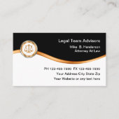 Classy Legal Team Attorney Visitekaartjes (Voorkant)