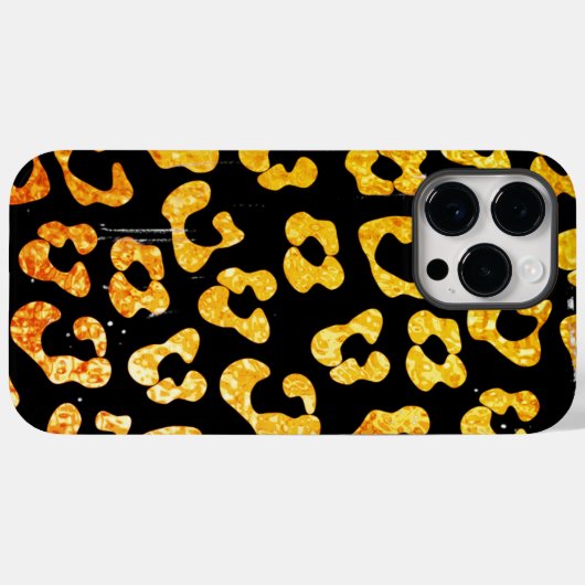 Classy Leopard Pattern Case-Mate iPhone Case (Achterkant (horizontaal))