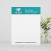 Classy Letterhead met Lotus Briefhoofd (Staand voorkant)