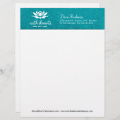 Classy Letterhead met Lotus Briefhoofd (Voorkant / Achterkant)