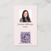 Classy Leuk om je te ontmoeten! Connect Social Visitekaartje (Achterkant)