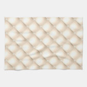 Classy licht goud, faux diamant getuft theedoek (Horizontaal)