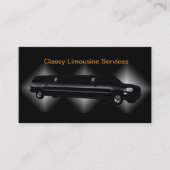 Classy Limousine Service Chauffeur Visitekaartjes (Voorkant)