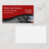 Classy Limousine Service Visitekaartje (Voorkant / Achterkant)