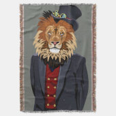 Classy Lion Deken (Voorkant Verticaal)
