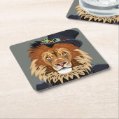 Classy Lion Kartonnen Onderzetters (Schuin)
