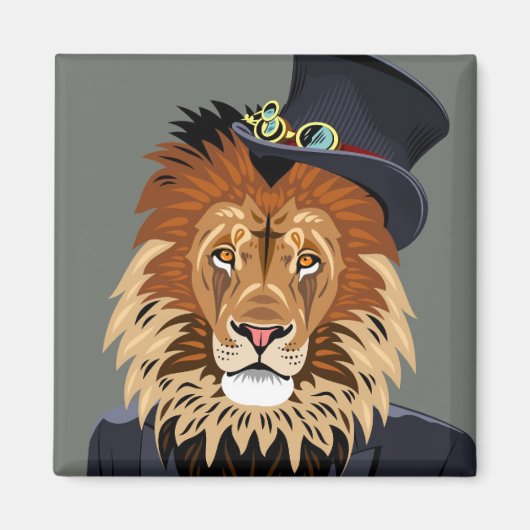 Classy Lion Magneet (Voorkant)