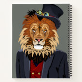 Classy Lion Notitieboek (Achterkant)