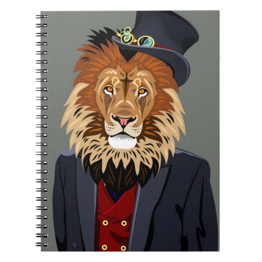 Classy Lion Notitieboek (Voorkant)