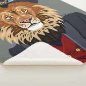 Classy Lion Sherpa Deken (3/4)