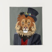 Classy Lion Wandkleed (Voorkant)
