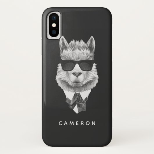 Classy Llama | Jouw namen toevoegen Case-Mate iPhone Case (Achterkant)