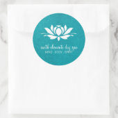 Classy Lotus Flower and Day Spa Sticker (Tas)