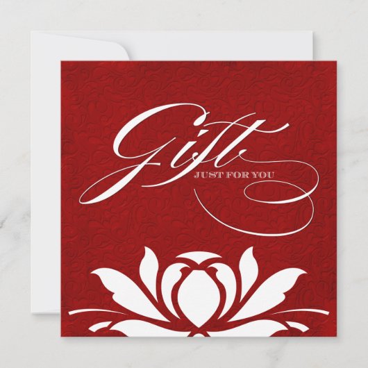 Classy Lotus Gift Certificate (Voorkant)