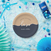 Classy Love maakte Eetable Script Papieren Bordje (Feest)