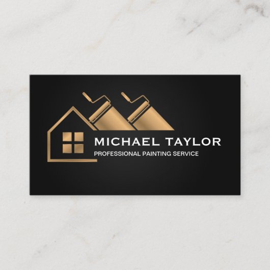 Classy Luxe Professionele Schilderijservice Visitekaartje (Voorkant)