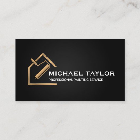 Classy Luxe Professionele Schilderijservice Visitekaartje (Voorkant)