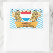 Classy Luxembourger Rechthoekige Sticker (Tas)