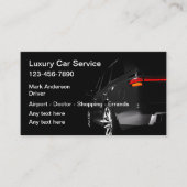 Classy Luxury Car Service Taxi Visitekaartje (Voorkant)