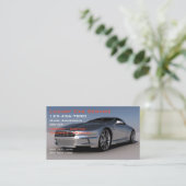 Classy Luxury Car Service Taxi Visitekaartje (Staand voorkant)