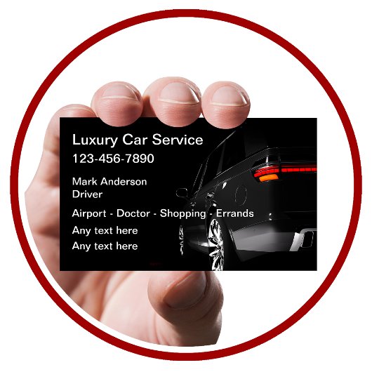Classy Luxury Car Service Taxi Visitekaartje