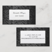 Classy Luxury Elegant, Damask Visitekaartje (Voorkant / Achterkant)