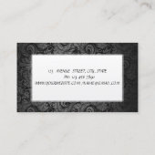 Classy Luxury Elegant, Damask Visitekaartje (Achterkant)