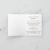 Classy Luxury Gold Floral - Aangepaste foto Quince (Binnen)