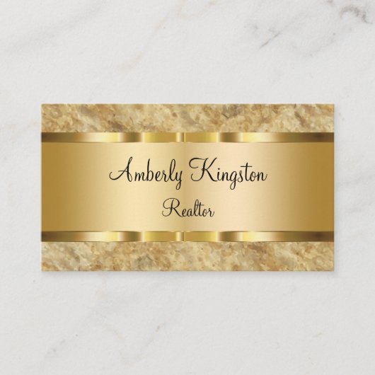 Classy Luxury Home Sales Rep Visitekaartje (Voorkant)