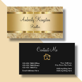 Classy Luxury Home Sales Rep Visitekaartje