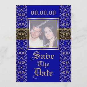 Classy Luxury Save the Date Uitnodigingen voor fot