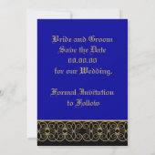 Classy Luxury Save the Date Uitnodigingen voor fot (Achterkant)