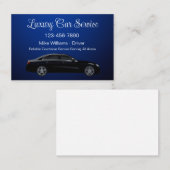Classy Luxury Service Taxi Driver Visitekaartje (Voorkant / Achterkant)