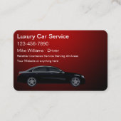 Classy Luxury Service Uber Visitekaartjes (Voorkant)