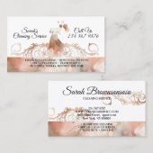 Classy Maid Cleaning Services Waterverf Visitekaartje (Voorkant / Achterkant)