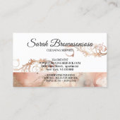 Classy Maid Cleaning Services Waterverf Visitekaartje (Achterkant)