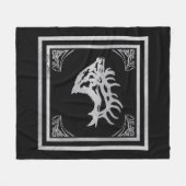 Classy Majestic Bull Elk Fleece Deken (Voorkant (Horizontaal))