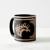 Classy Majestic Bull Elk Mok (Voorkant links)